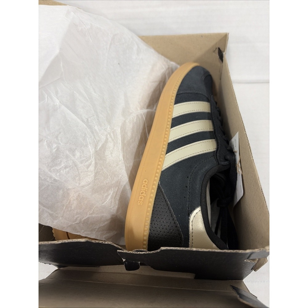 adidas Breaknet Sleek Trainers Women's Gum Rubber Sole JR0685 black gold 7.5 NIB - Picture 5 of 11